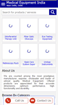 Mobile Screenshot of medicalequipmentindia.net