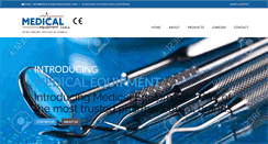 Desktop Screenshot of medicalequipmentindia.com